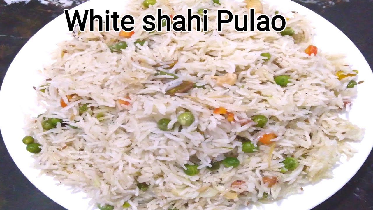 White Pulao recipe White vegetable pulao white pulao bnane ka tareeka