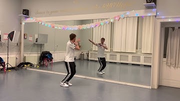NSYNC - Bye Bye Bye (Deadpool movie) - Dance tutorial video part 1/2 (with counts)