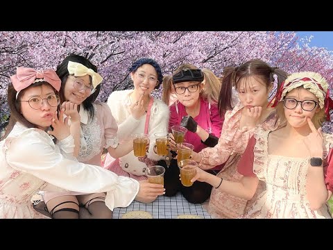 すっぴん女子達でお花見したらカオスすぎたw w w