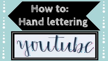 HOW TO HAND-LETTER: UPSTROKES AND DOWNSTROKES | Sally Funakoshi