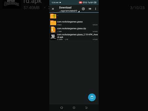 HOW TO INSTALL GTA SA MOBILE FROM APKAWARD FIXED GTA SA Mobilegaming29 