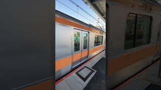 JR東日本 高円寺駅にて 中央線快速電車 東京行きが発車