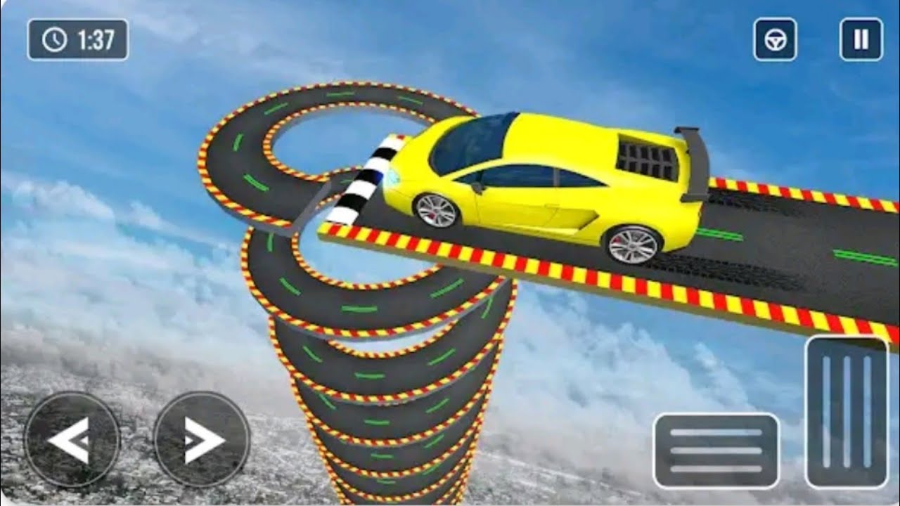 Impossible Car Stunt 3D Game - Car Games 3D Stunt Racing Game 