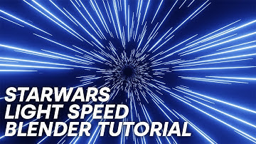 Create the Light Speed Star Wars Effect in Blender & Eevee (Blender Tutorial)