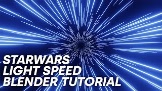 Create The Light Speed Star Wars Effect In Blender & Eevee Blender Tutorial