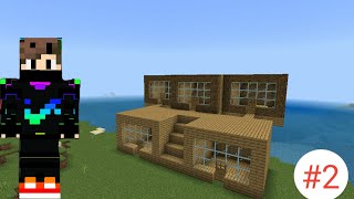 I made own house in Minecraft survival