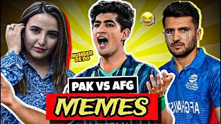 Pakistan vs Afghanistan Cricket Memes | Muzammil Baloch