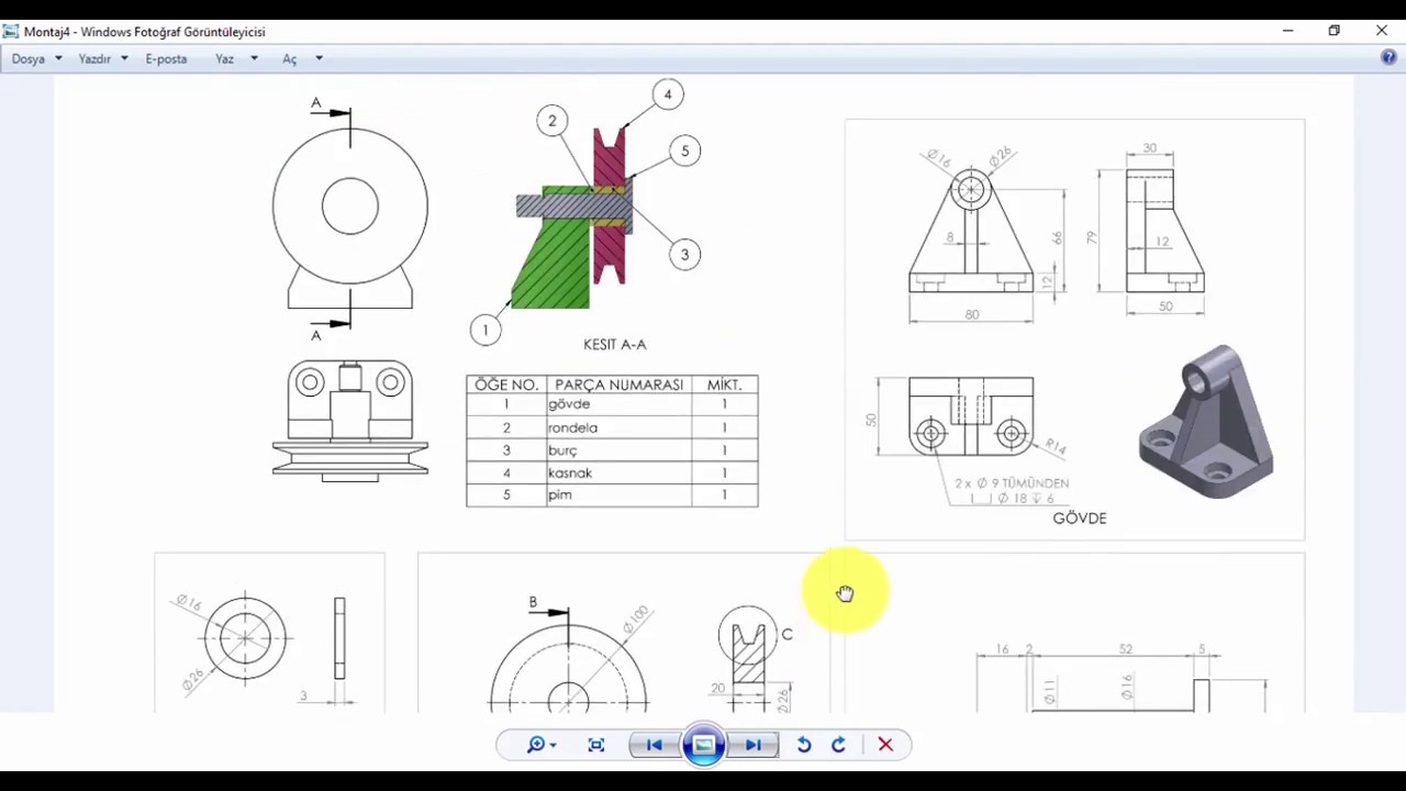 AutoCAD Montaj uygulaması 1 YouTube