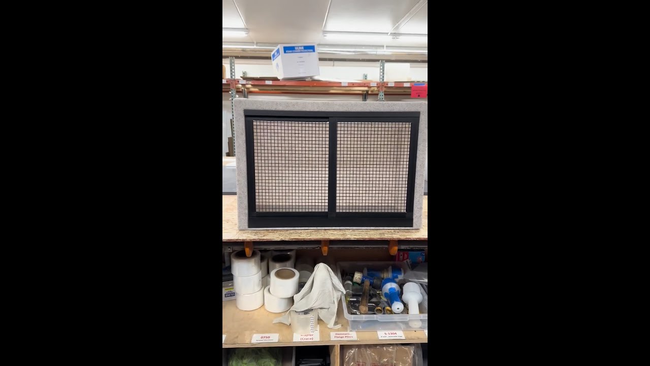 Secure With Vision Cage Wire Doors! 