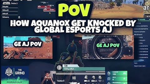 (POV) HOW AQUANOX GET KNOCKED BY GLOBAL ESPORTS AJ 🔥 HACKING ALLEGATION? #gefighting #globalesports