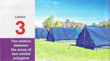 Sec 1\ Math -1st term\ Unit 3\ Lesson 3 :  The relation between the areas of two similar polygons.