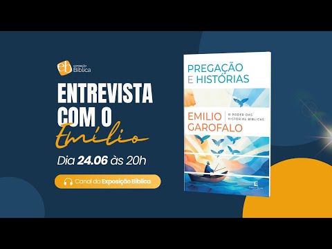 Entrevista com Emílio Garofalo. Lançamento do livro Pregação e Histórias