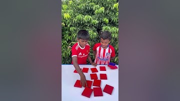 Two friend playing amazing memory matching game. #funny #shorts #funwithbrotherz