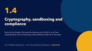 01.04: Cryptography, Sandboxing and Compliance