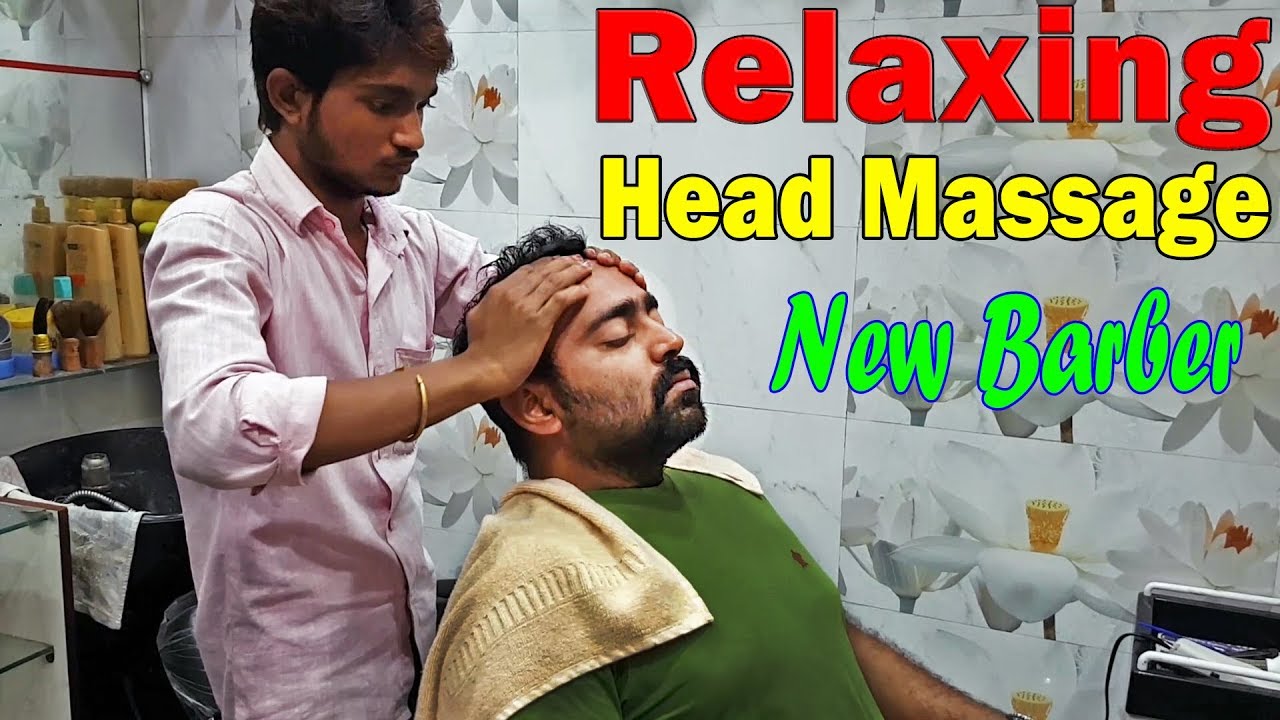 Greatest Head massage with new barber ASMR no talking YouTube