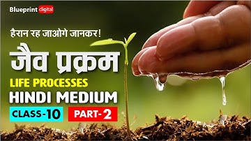 जैव प्रक्रम (Life Processes) Part 2 in Hindi Medium | Science Class 10 Chapter 6
