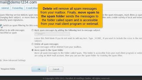 Plesk 11 End User - Spam & AntiVirus