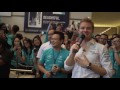 Welcome for nico rosberg at petronas in kuala lumpur