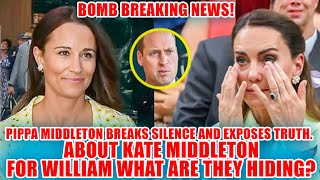 🔥💥 Pippa Middleton has revealed a dark secret about Kate Middleton told by William 💔👑