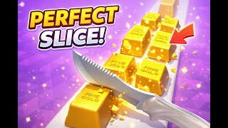 Perfect Slices Playing Game - Fruit Cutting Game | Live Streem #perfectslice #short #shorts screenshot 3