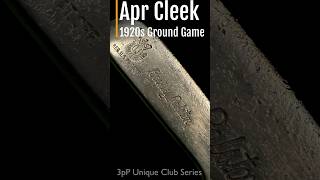 This cleek from 1910 still outcontrols modern irons #golf #golfhistory #technique