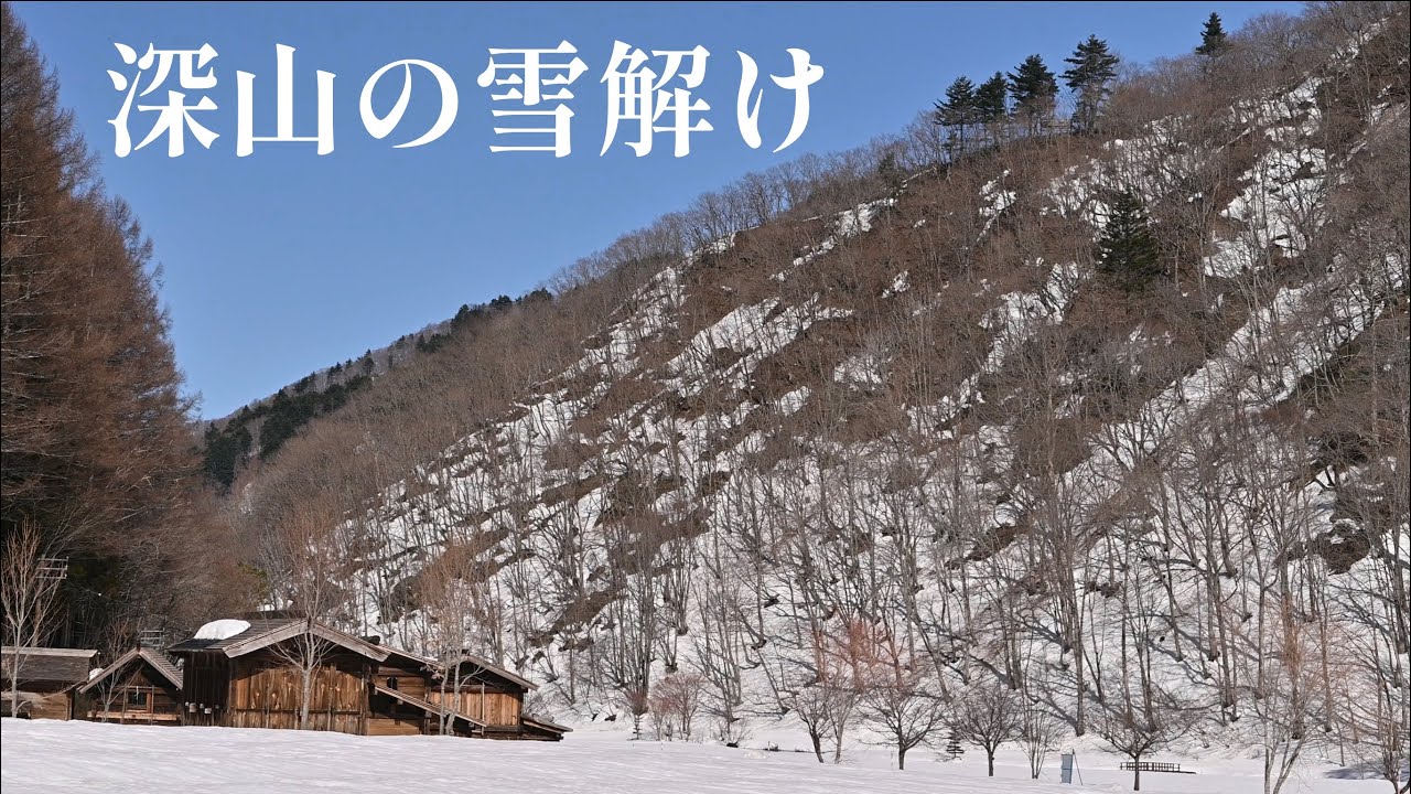 特別豪雪地帯へ訪れた春の陽気 YouTube