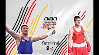 Boks. Jahon Chempionati. Yarim final. 81kg. Bektemir Meliqo'ziyev vs Joi Uord