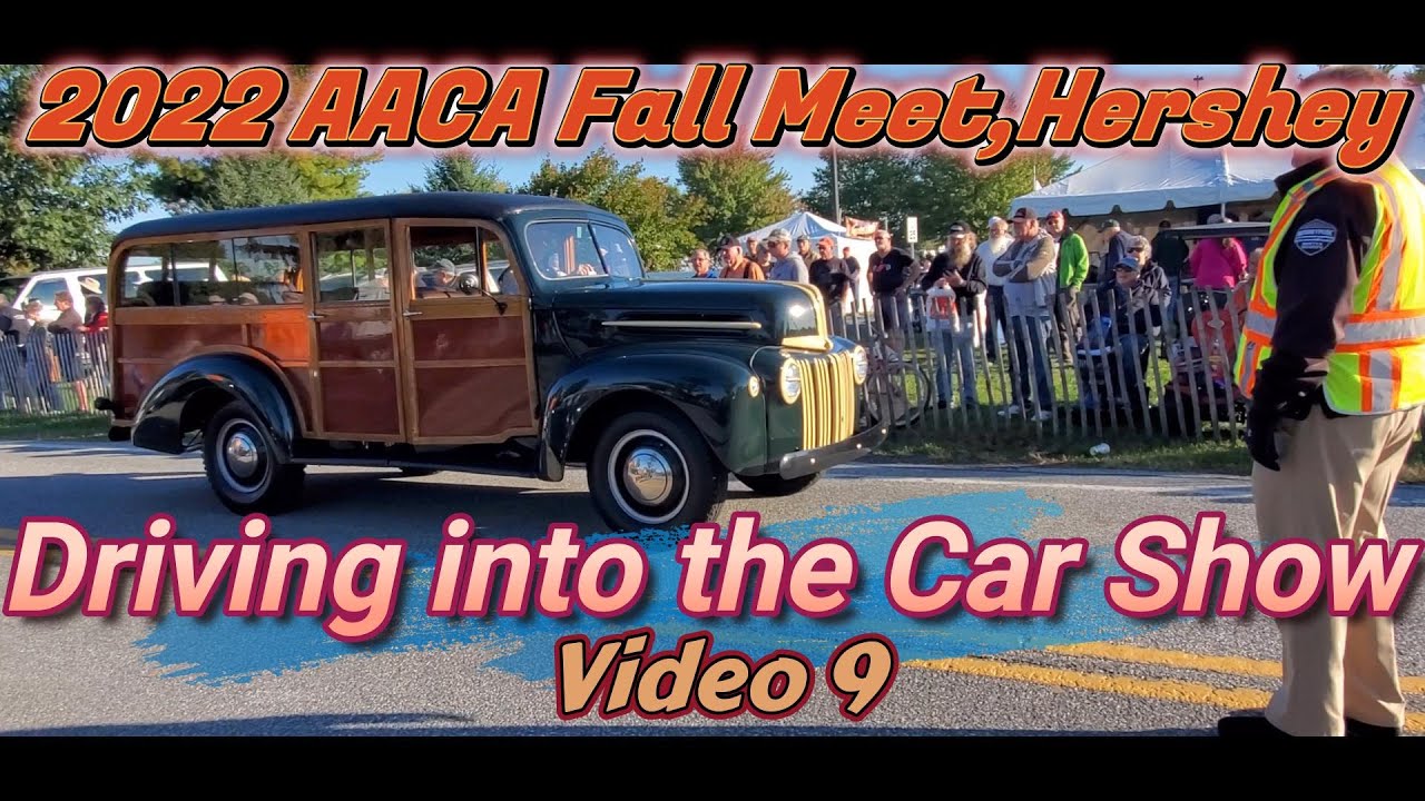 2022 AACA Fall Meet, Hershey Driving into the Car Show Video 9 YouTube