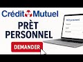 Ref:7St_GF4jBL0 Comment demander un pr�t personnel au cr�dit mutuel (2026) | demande pr�t en ligne cr�dit mutuel