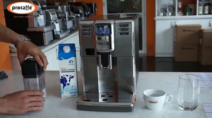 Hướng dẫn kí hiệu sử dụng máy pha cafe cappuccino