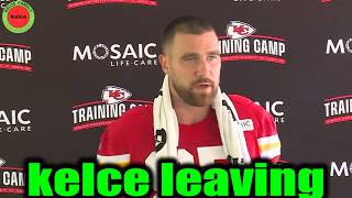 Travis Kelce walked off the interview when he was repeatedly asked about wife Taylor Swift