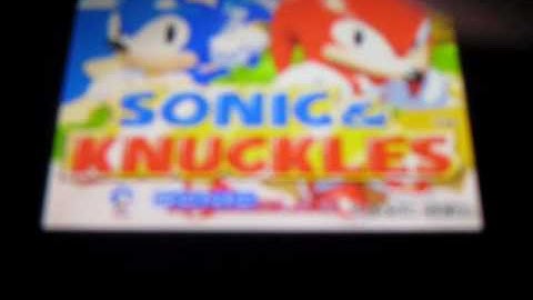 Sonic Classic Collection: Sonic & Knuckles Level Select Cheat