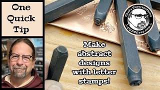 Letter Stamps:  A Quick Tip