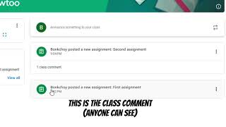 Teacher's POV: How do teachers see your private comment on google classroom