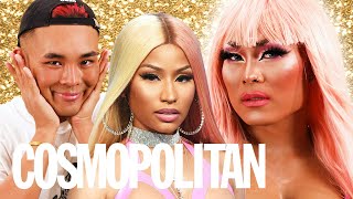 ドラァグクイーンが、ニッキー・ミナージュのなりきりメイクに挑戦！┃DRAG QUEEN MAKE UP┃COSMOPOLITAN JP