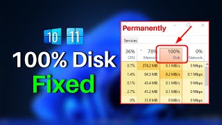 100% disk usage in windows 11 fix (2022)