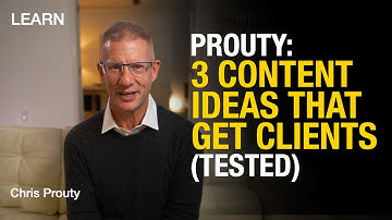 How To Use CONTENT To Get Clients From Facebook (3 Ideas) by Chris Prouty