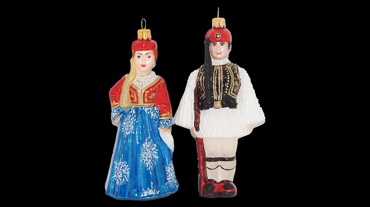 Evzone and Amalia Holiday Ornaments