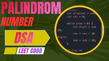 Palindrome Number Program in Java 🔥 | Easy Logic + Reverse Trick | DSA Coding for Beginners”