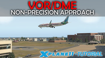 X Plane 11 Tutorial (Deutsch): VOR/DME Non-precision Approach in St. Martin