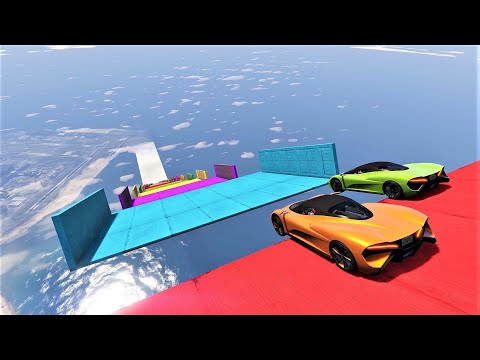 Pure Adrenaline Mega Ramp Speed Race - GTA 5 Online