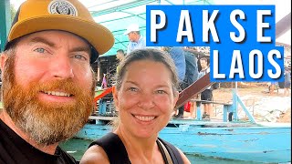 Pakse, Laos 🇱🇦 || travel day and exploring this historic city along the mekong river