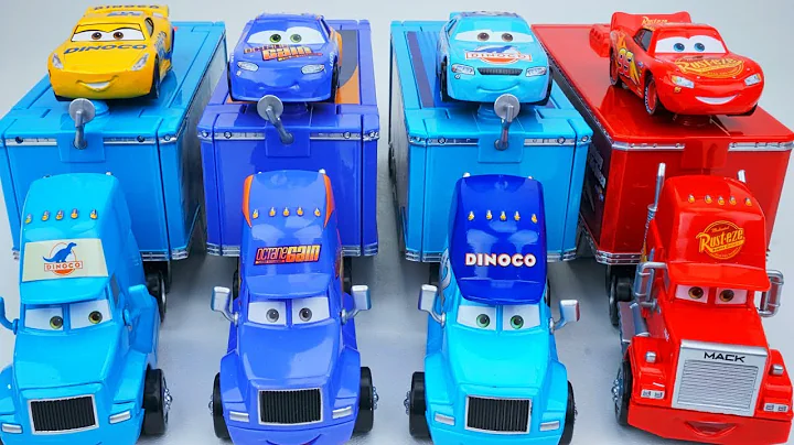 DISNEY CARS 3 HAULERS CRUZ RACES FOR DINOCO CAL WEATHERS FIRED! FLORIDA 500 PISTON CUP RACE FUNNY!