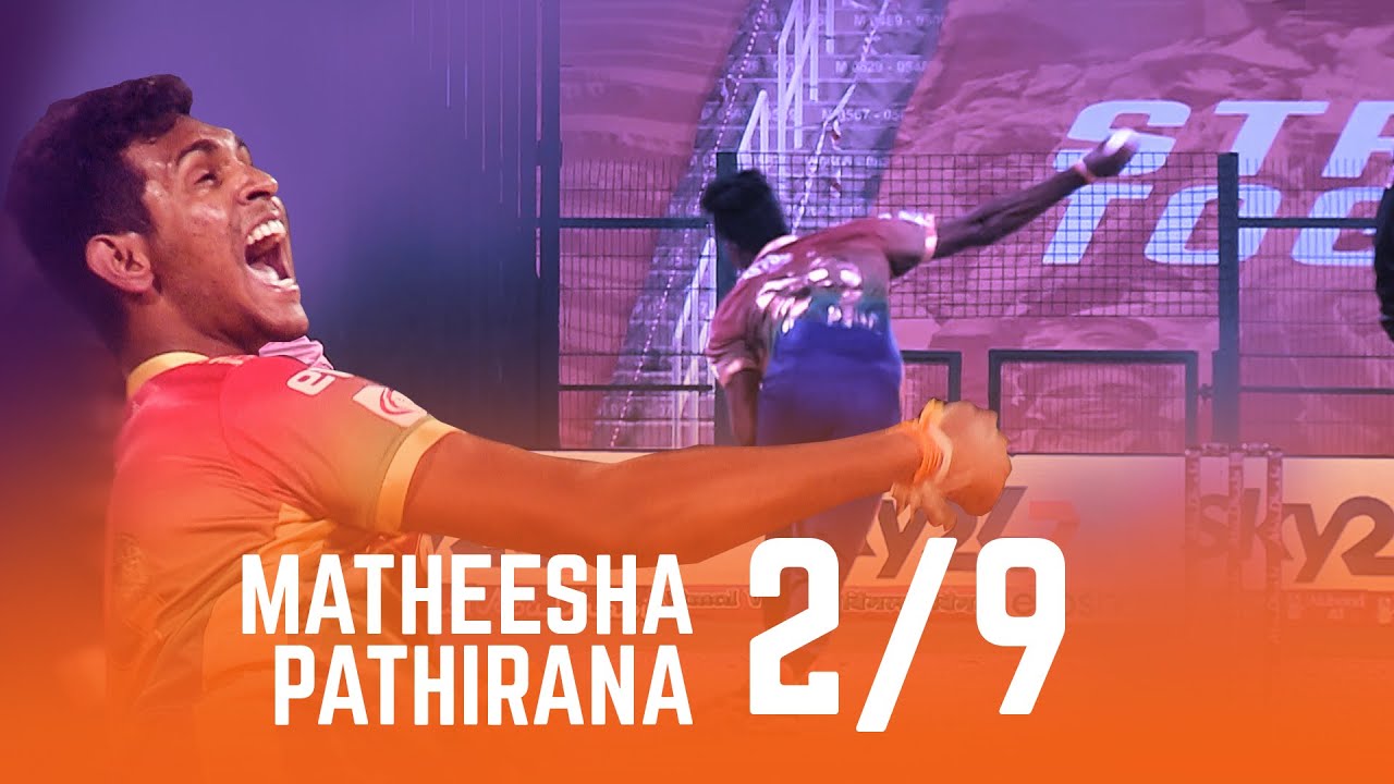 Matheesha Pathiranas MALINGA moment I 29 I Bangla Tigers I Abu Dhabi T10 I Season 4