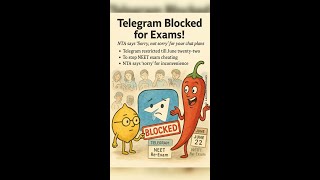 Telegram Ban- Exam Cheating ka Side Effect
