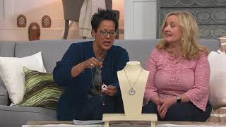 Killarney Crystal Locket and Shamrock Coin Disk on QVC