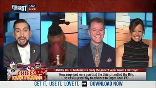 First Things First | Nick Wright on KC to Super Bowl | 1-25-21