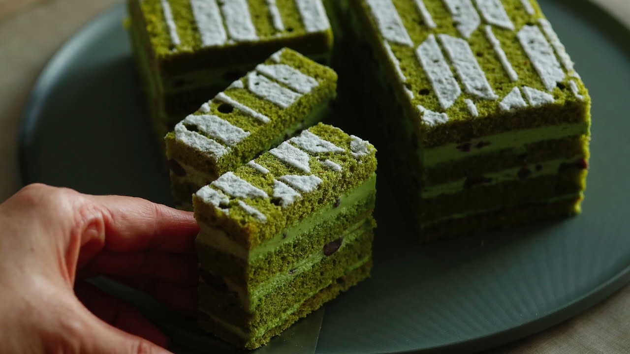 宇治抹茶のサンドケーキ Youtube