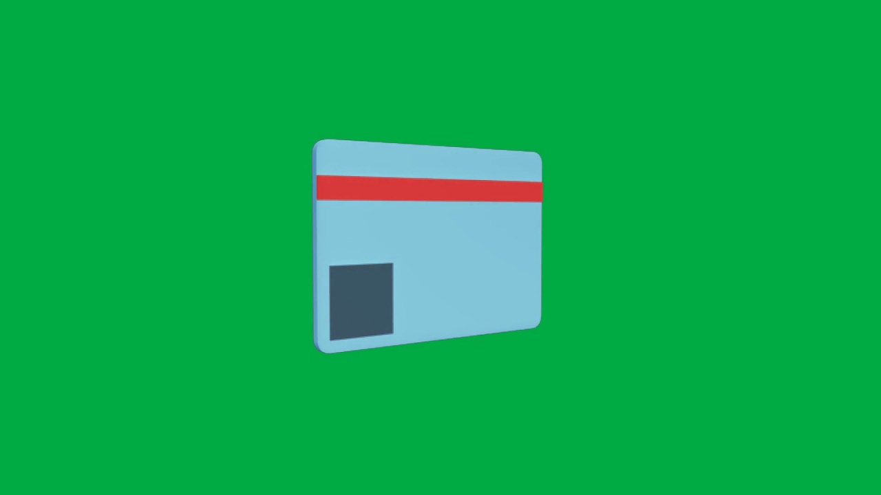 Credit Card Green Screen