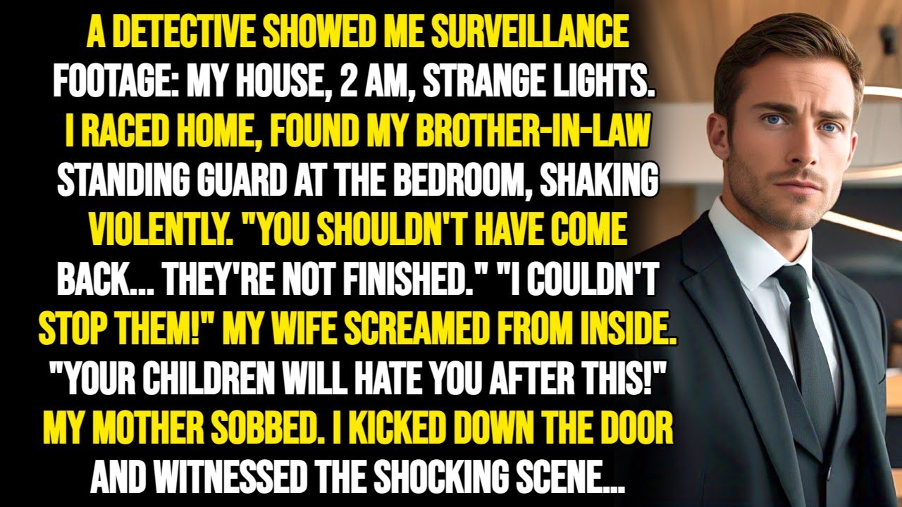 My Detective Showed Me Footage of Strange Lights at My House—When I Kicked Door, Everything Changed